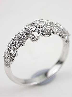 Vintage Style Wedding Ring