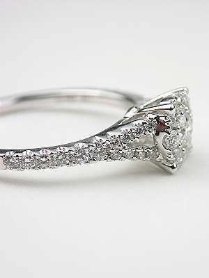 Modern Diamond Engagement Ring