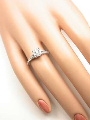 Modern Diamond Engagement Ring