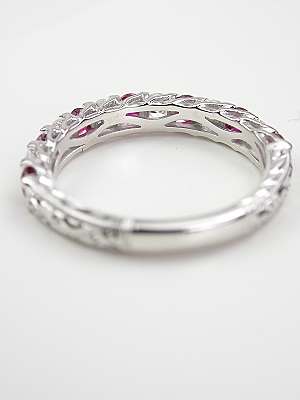 Ruby and Diamond Wedding Ring