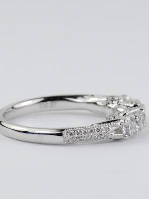 5 Stone Vintage Style Wedding Ring