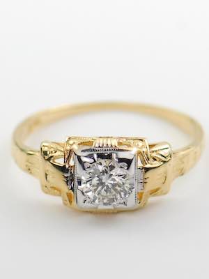 Classic Vintage Engagement Ring