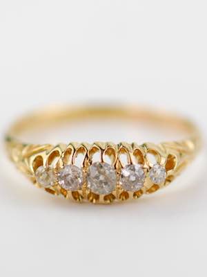 Victorian Antique Wedding Ring