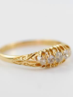 Victorian Antique Wedding Ring