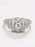 Late Edwardian Antique Engagement Ring