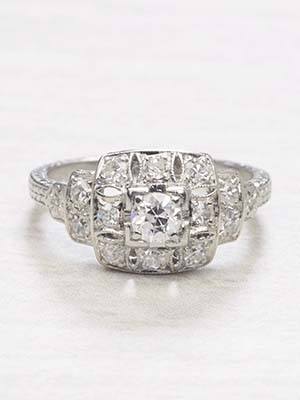 Late Edwardian Engagement Ring