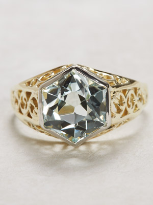 Edwardian Aquamarine Antique Ring