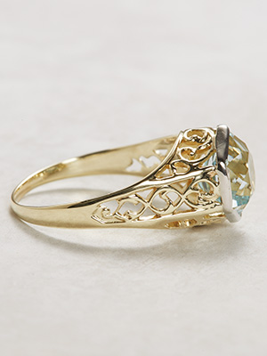 Edwardian Aquamarine Antique Ring