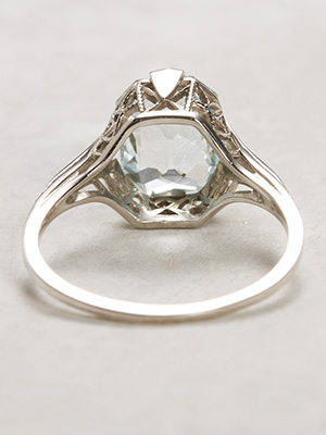 Late Edwardian Aquamarine Antique Ring
