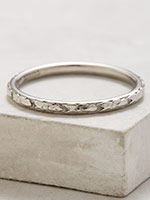 Orange Blossom Antique Wedding Ring