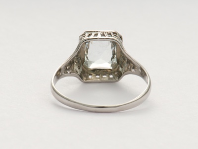 Art Deco Filigree Antique Engagement Ring