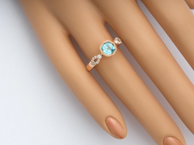 By the Sea Vintage Style Engagement Ring