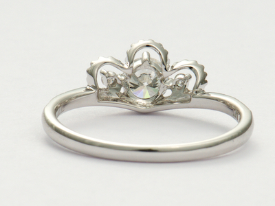 Sweet and Flirty Diamond Engagement Ring