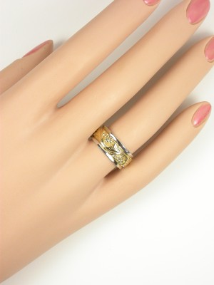 Art Carved Vintage Wedding Ring